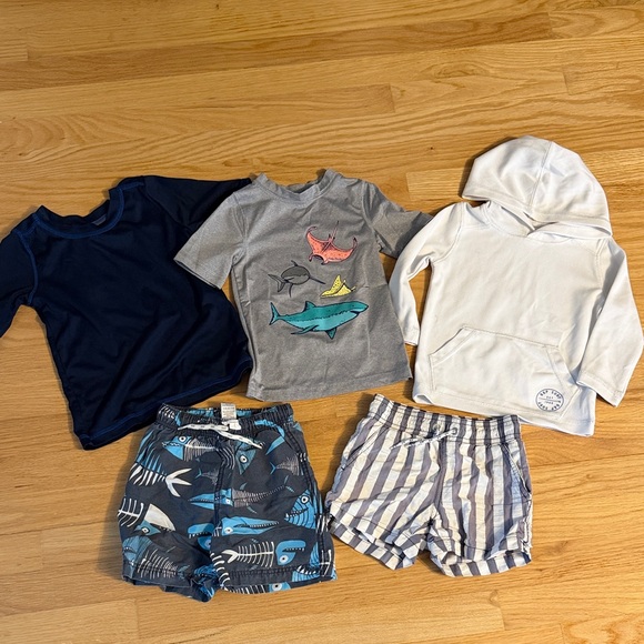 Mini Boden, Janie & Jack, Gap, Toddler Swim Bundle, 5 pcs, 18-24mo - Picture 3 of 16